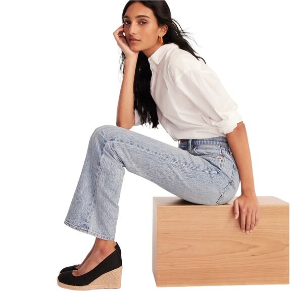 J. Crew Seville Blue Canvas Espadrille Wedges - Picture 1 of 12